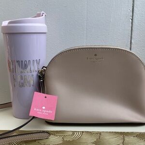 Kate Spade Cream Tan Kali Crossbody Bag NWT Kate Spade Tumbler